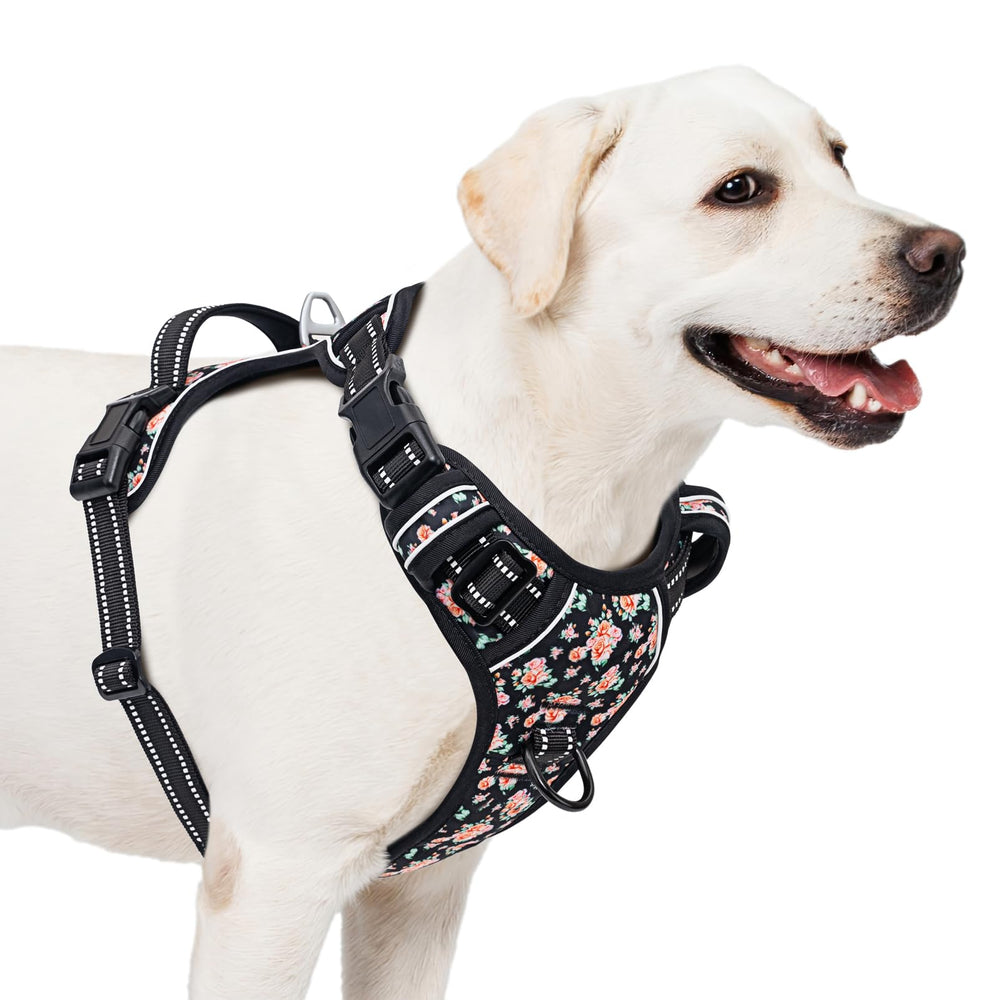 Timos No Pull harness soft back handle helps guide and assist dogs