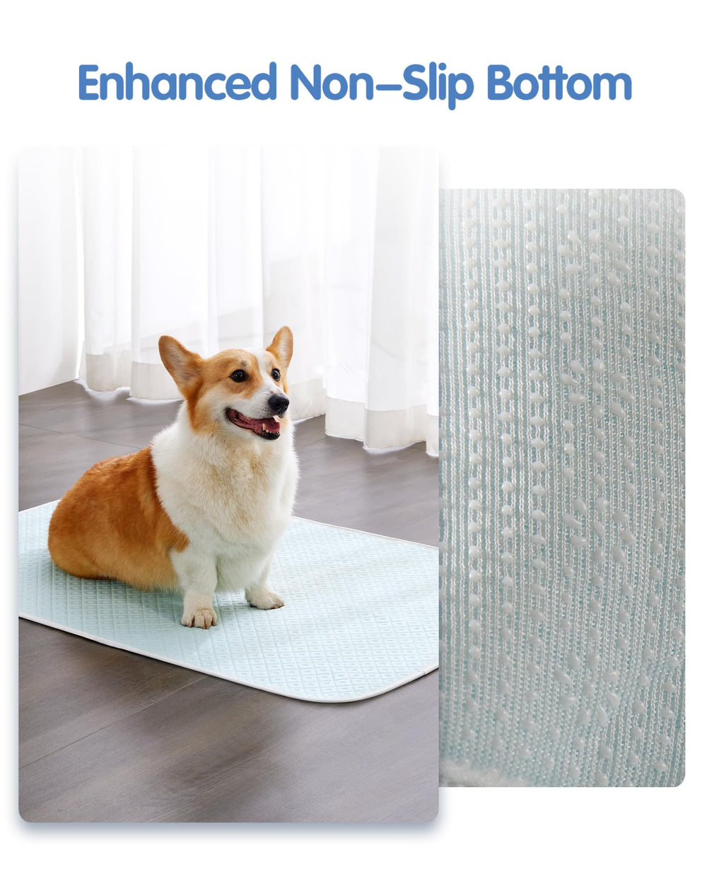 TIMSUNBER Material closeup highlights non-toxic, durable fabric