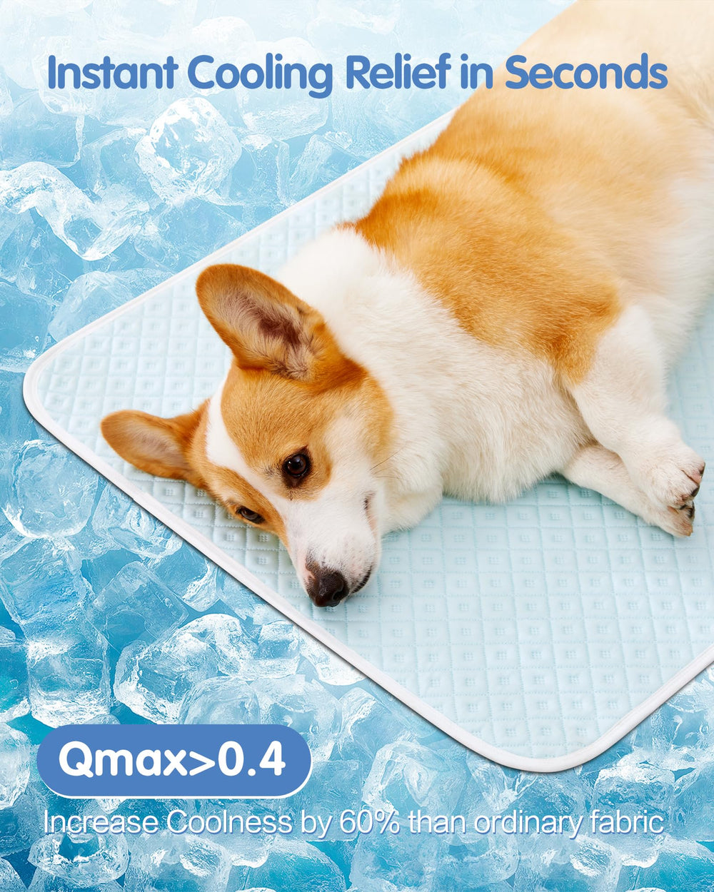 TIMSUNBER Cooling Mat is machine washable for easy cleaning
