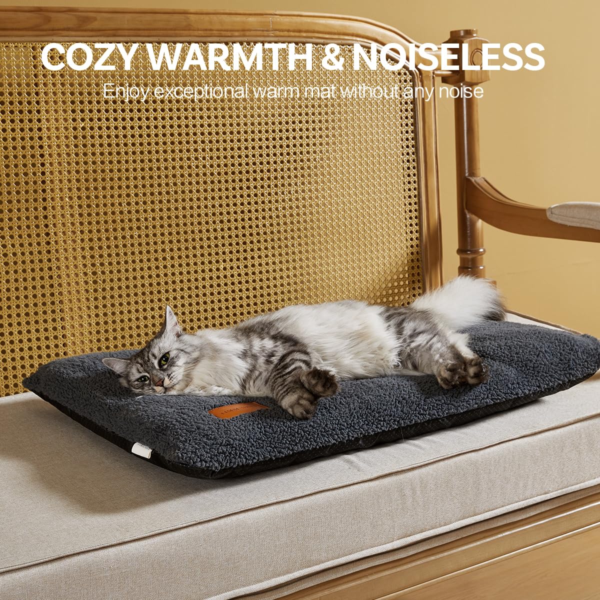 TIMSUNBER double-padding comfort layer enhances plush support for long naps.
