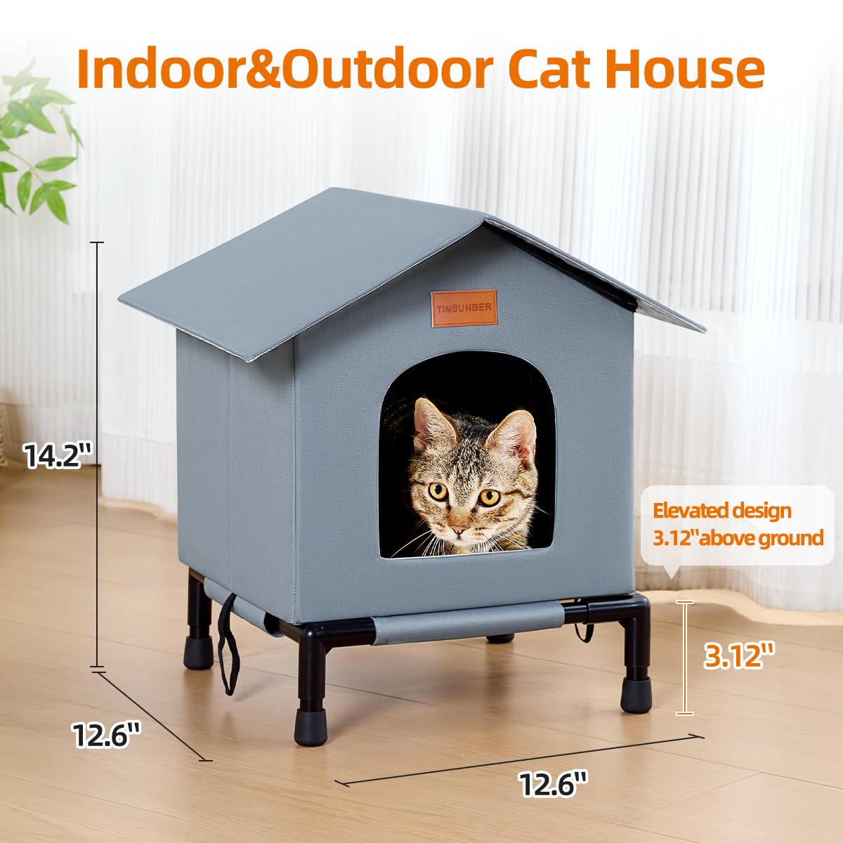 TIMSUNBER portable, lightweight shelter suitable for indoor or outdoor placement.