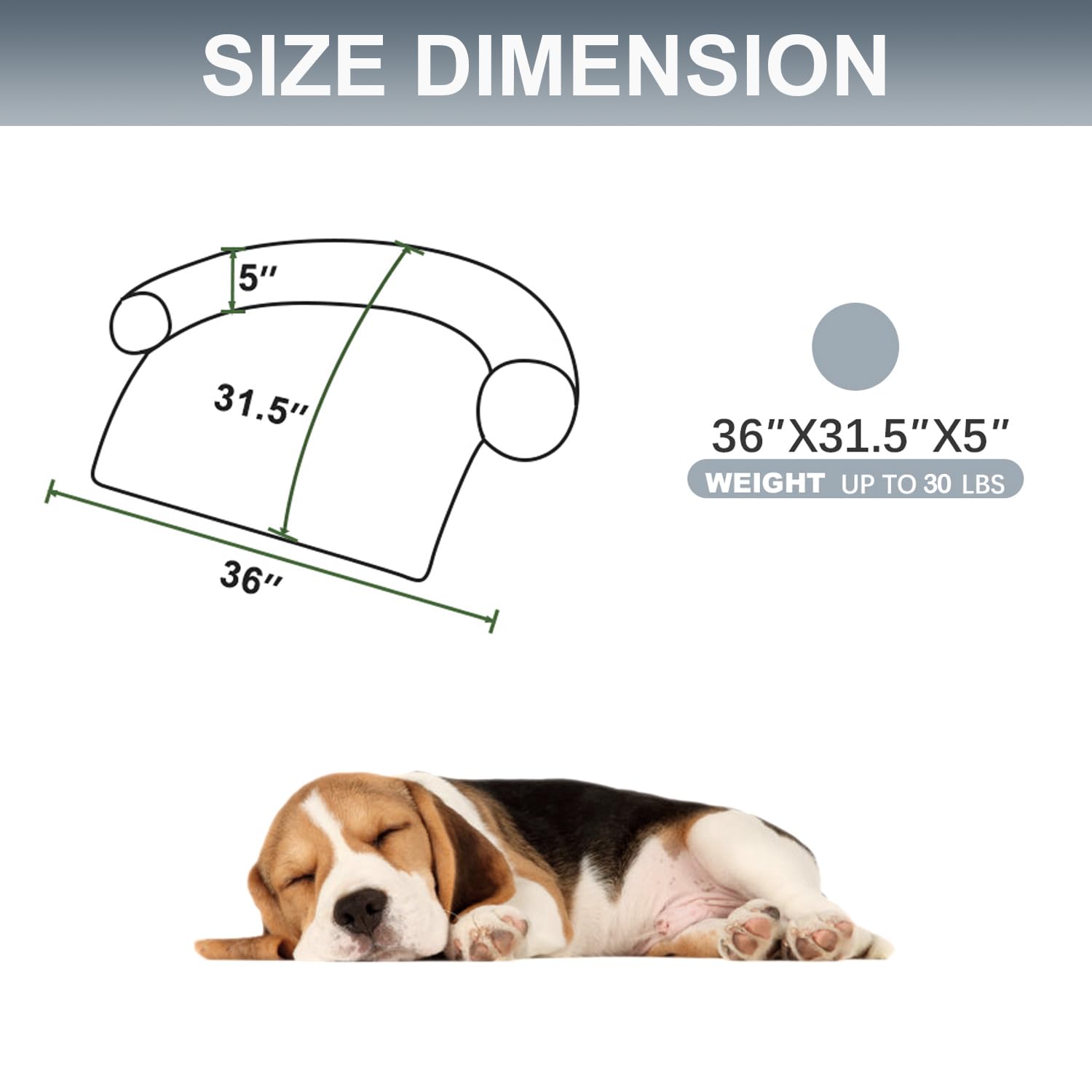 Tinaco bed mat waterproof lining protects floors from accidents while pets relax