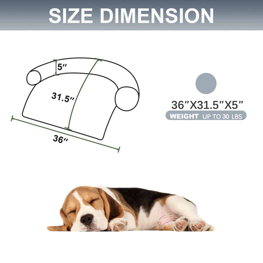 Tinaco bed mat waterproof lining protects floors from accidents while pets relax