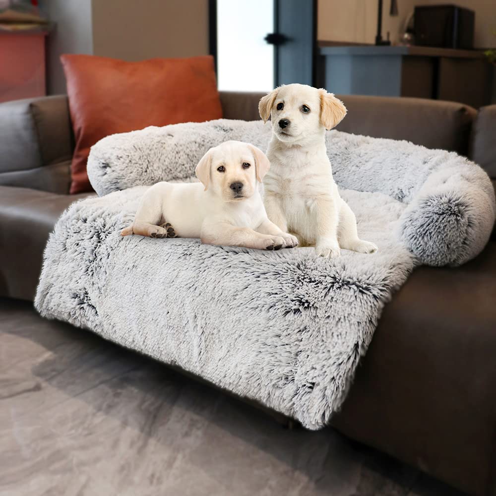 Tinaco calming bed mat closeup plush fur provides cozy warmth for dogs and cats