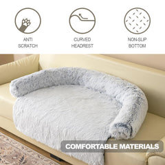 Tinaco three-sided bolster creates a secure nest for restful snuggles