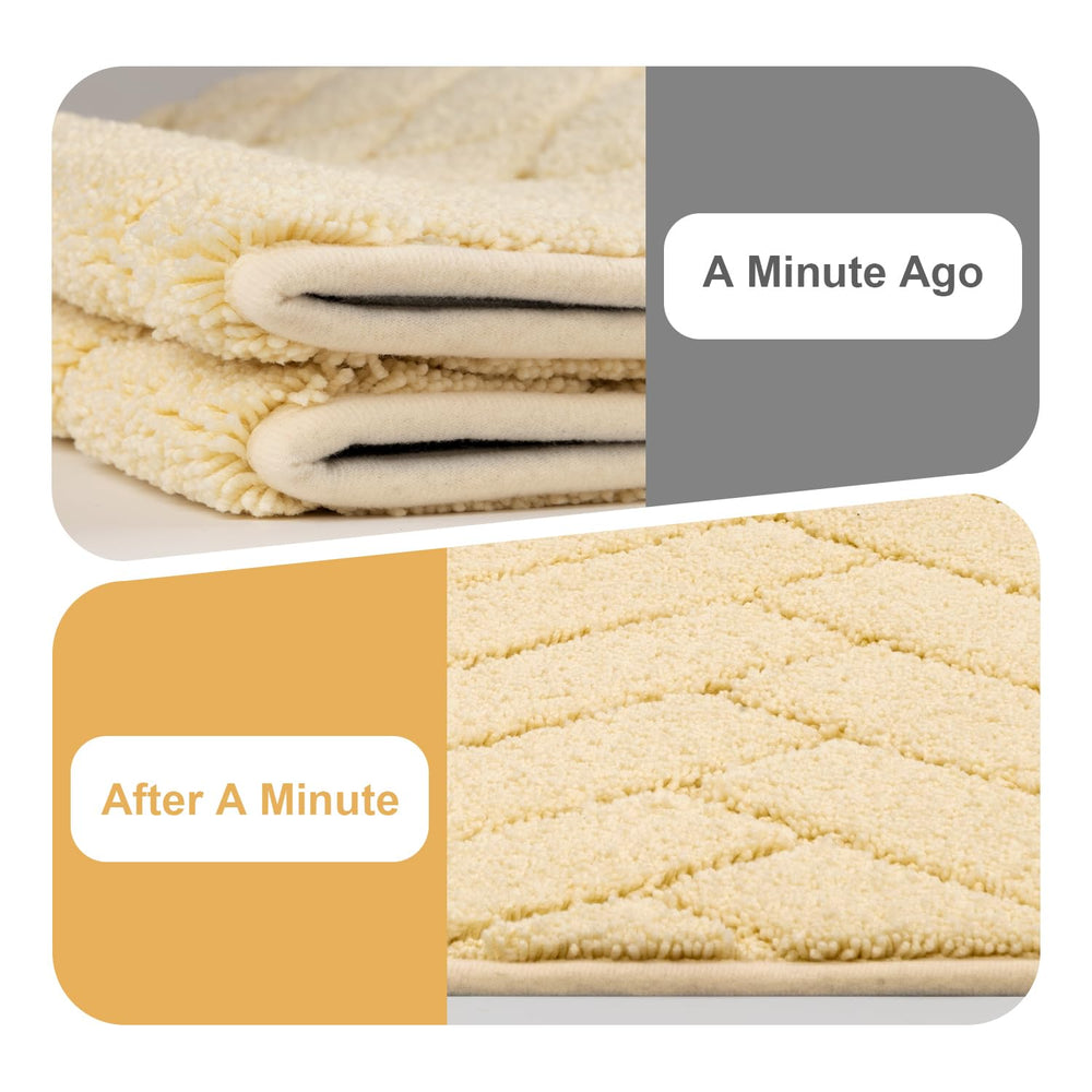 Tindbea front door rug beige plush surface adds warmth and comfort