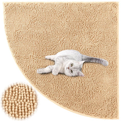 Tinideya corner cat litter mat in sand traps litter over a large 31x31 area