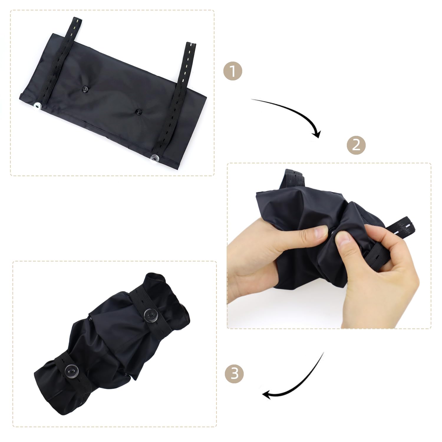 tinkare waterproof dog leg leggings pom coverage keeps leg poms clean during outdoor play