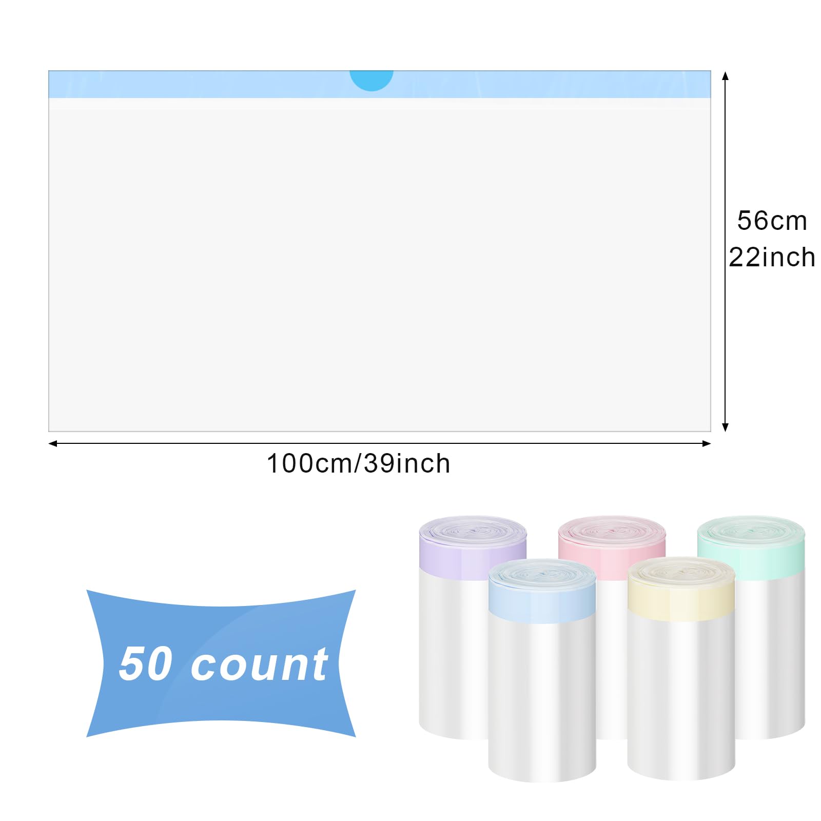Tinlade 39x22-inch litter liner demonstrates a large-size fit for most boxes