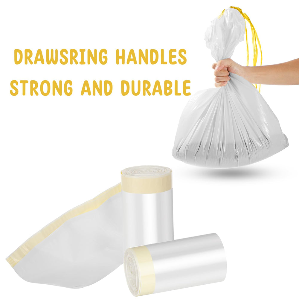 Tinlade unscented tear-resistant liner material helps contain waste securely