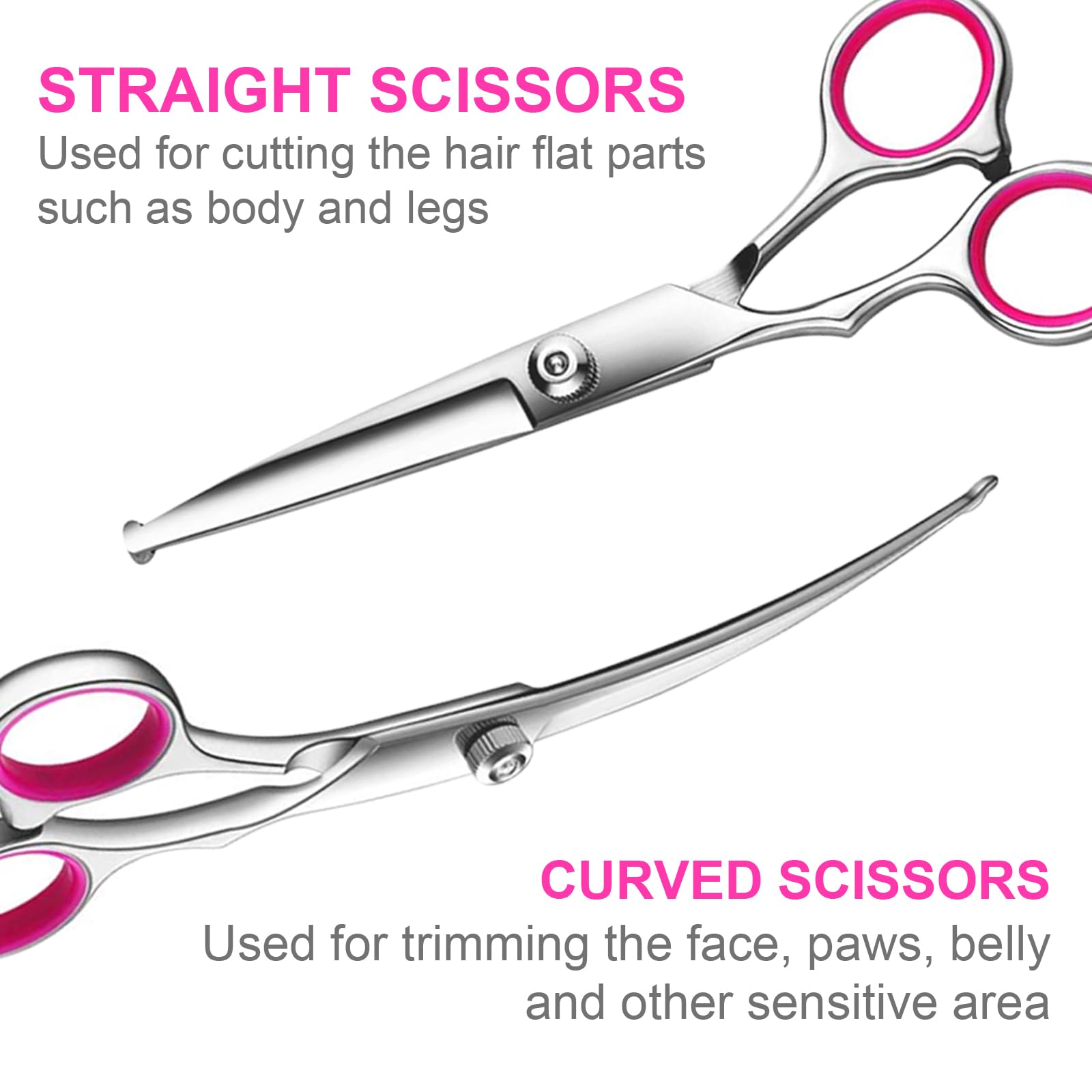 TINMARDA grooming comb with rounded-tip teeth glides through fur.