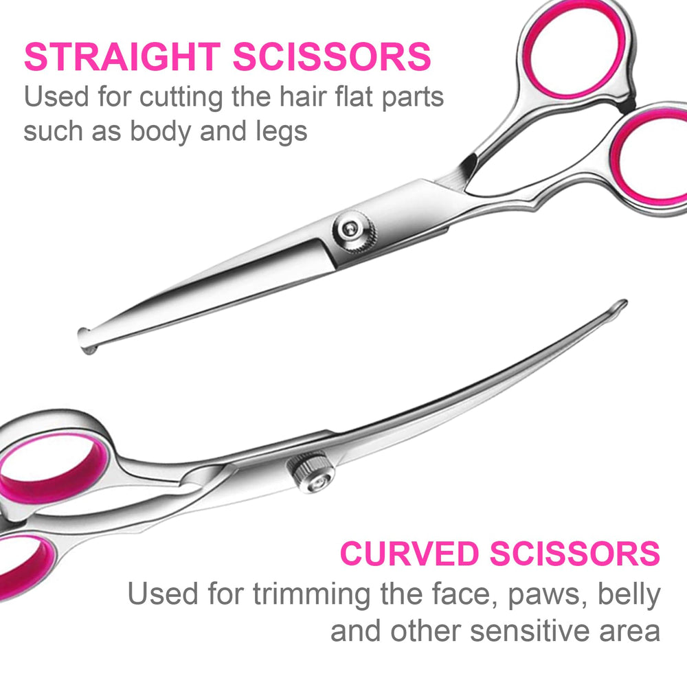 TINMARDA grooming comb with rounded-tip teeth glides through fur.