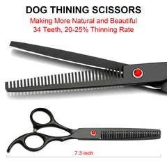 TINMARDA curved-scissors glide around ears for clean contours.