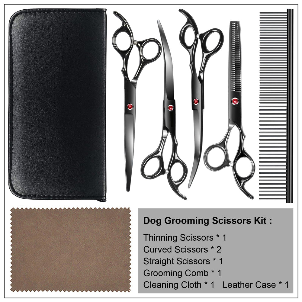 TINMARDA dog-grooming-scissors-kit enables professional-grade home grooming.