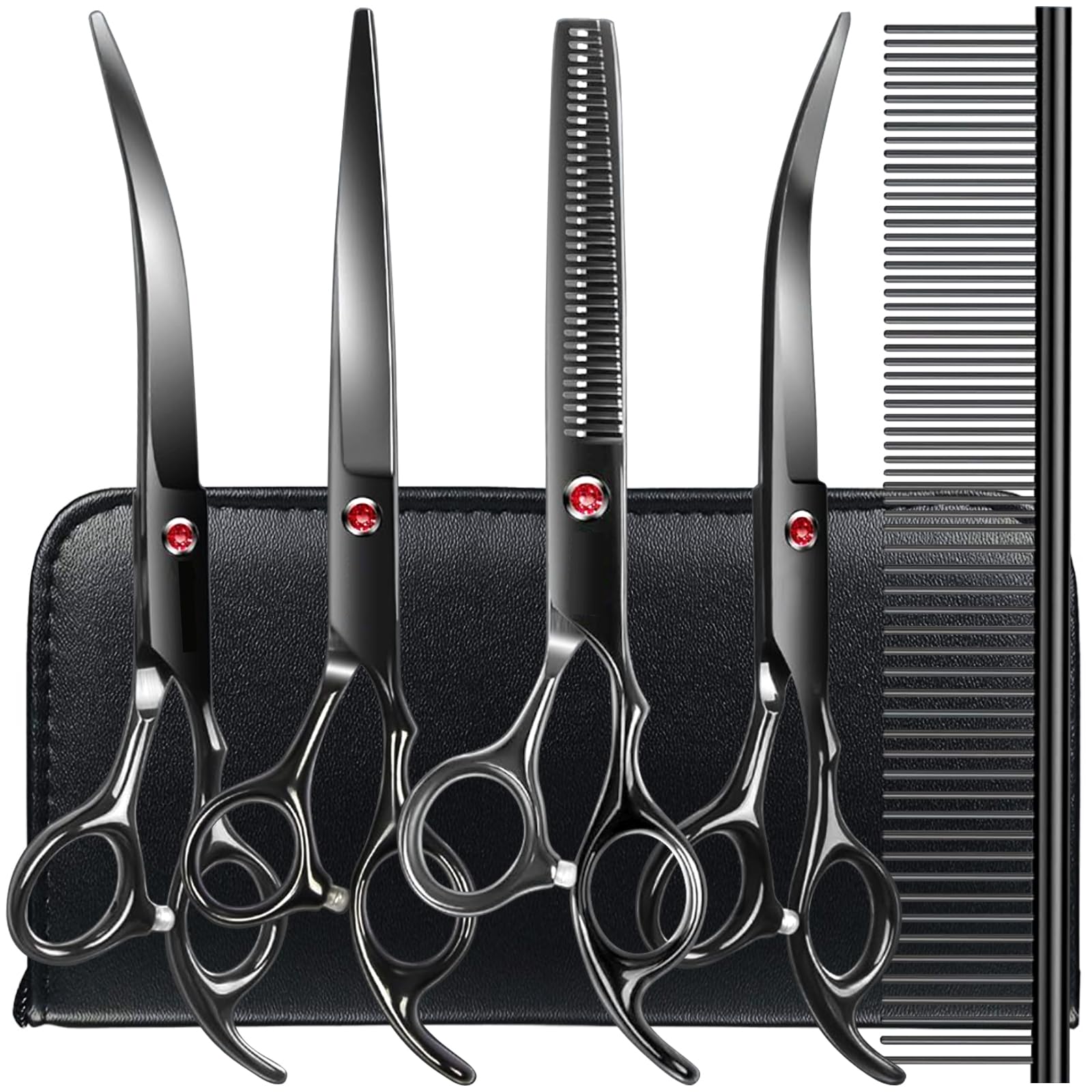 TINMARDA thinning-shears for precise blending of wiry coats.
