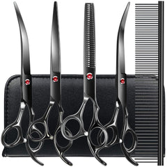 TINMARDA thinning-shears for precise blending of wiry coats.