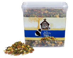Tiny Friends Farm Gerty Guinea Pig Tasty Mix serving bowl ready for portioning.