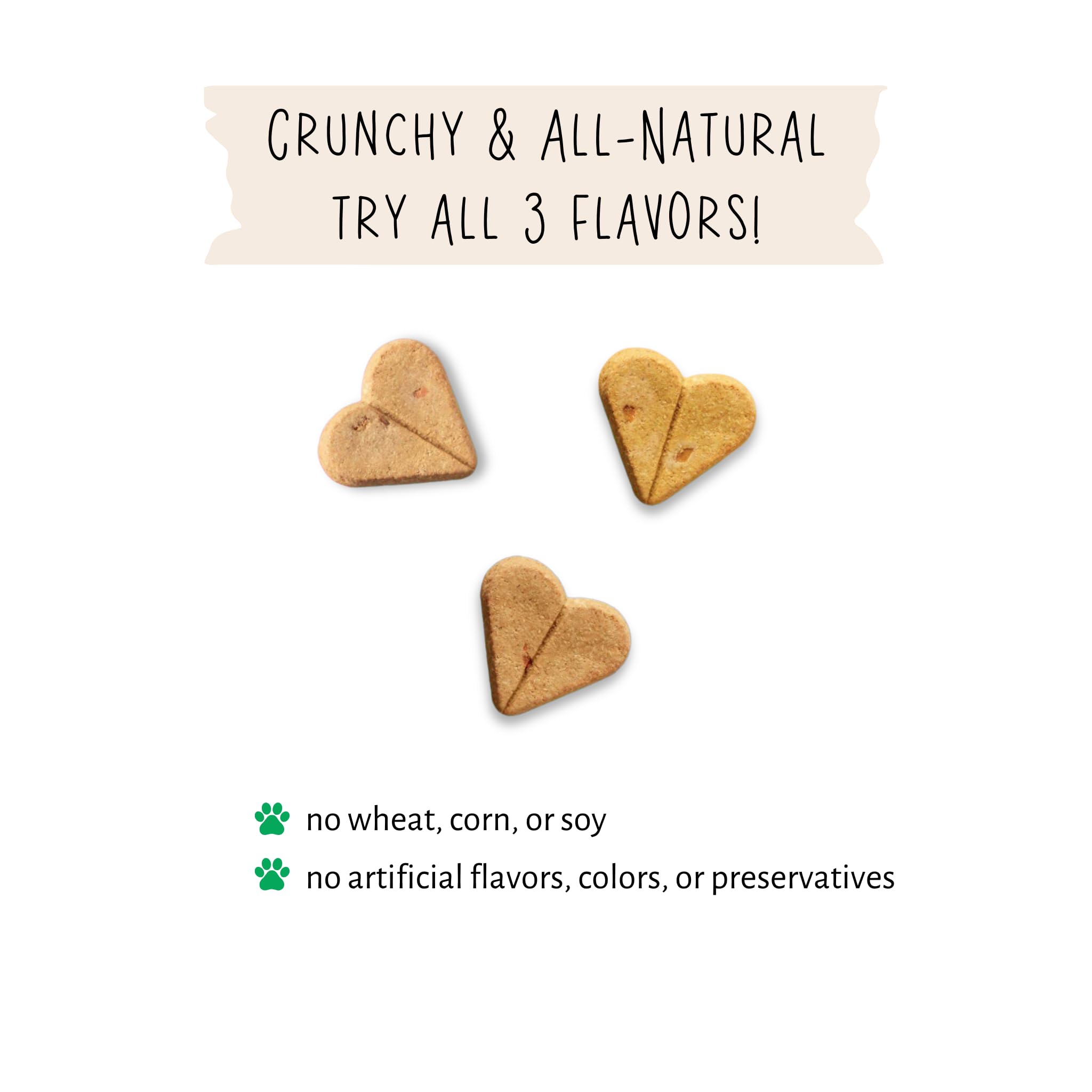 Tiny Seed Turkey and Sweet Potato flavor close-up highlighting crunchy texture for dogs