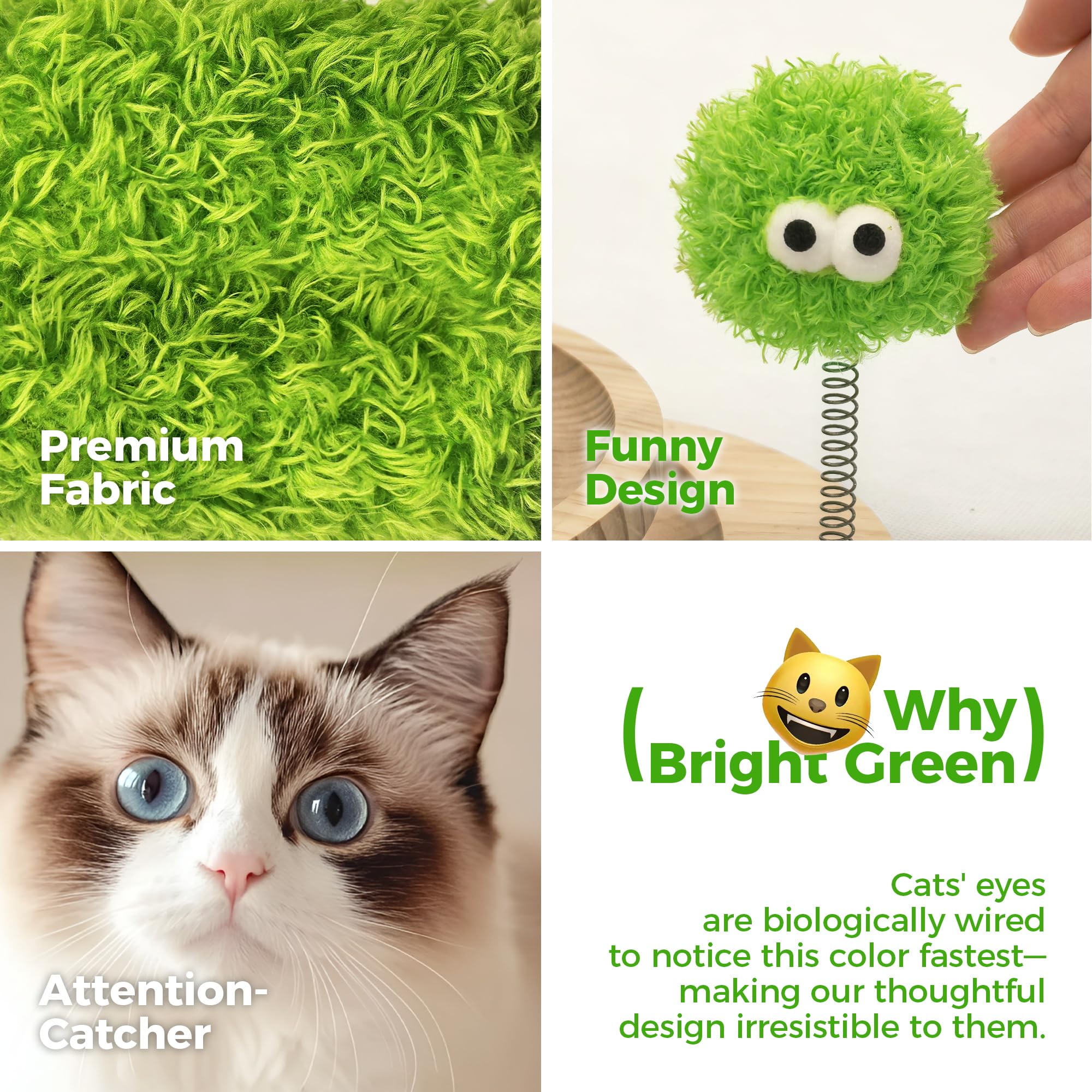 TinyBeast compact wooden cat tree fits small rooms while offering multi-level exploration.