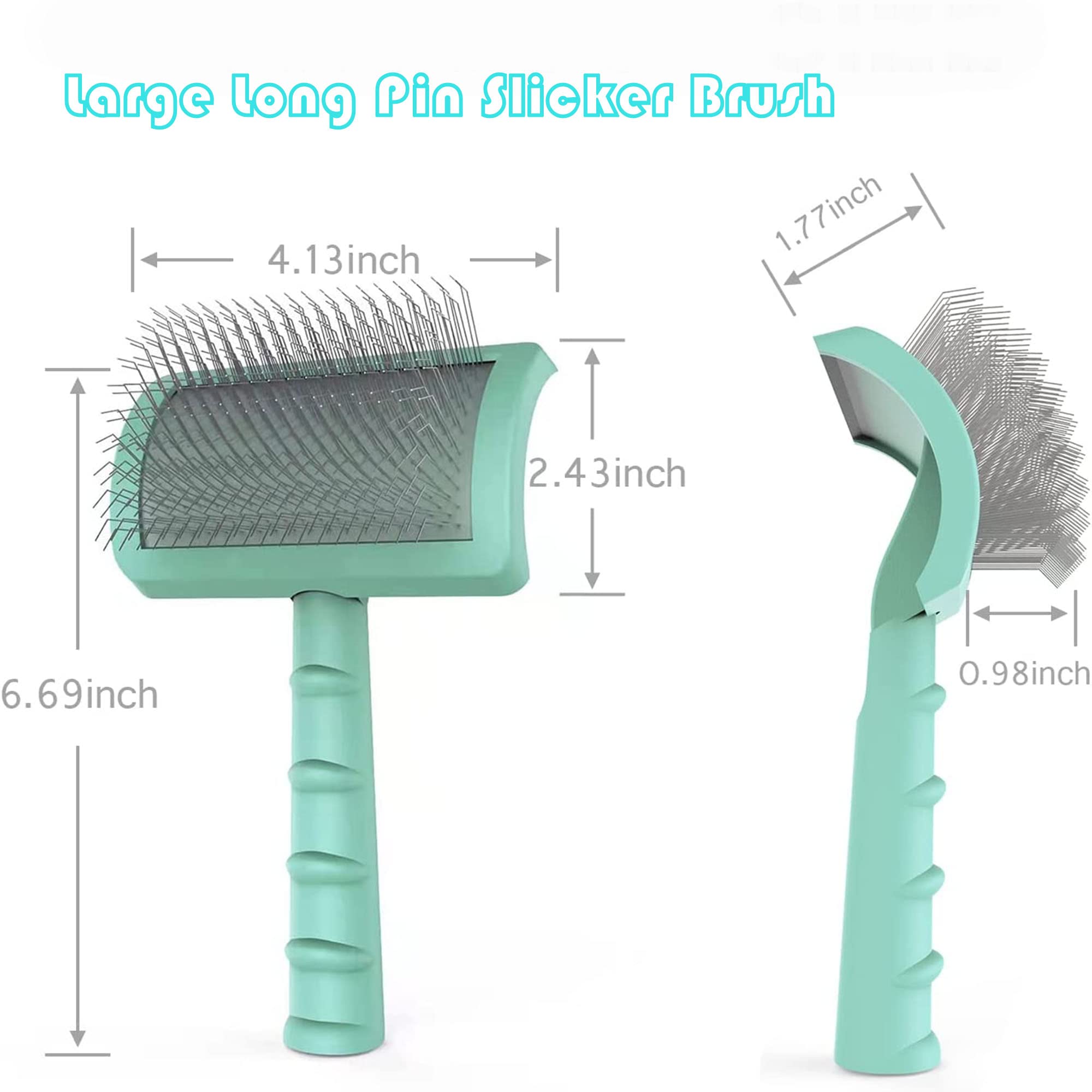 Cepillo cómodo para mascotas con TinyPoint, sesión de grooming más agradable