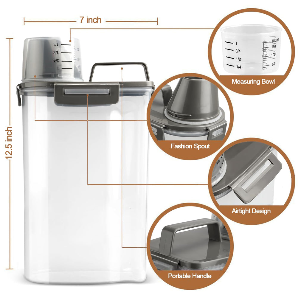 TIOVERY taza de medición incluida para porciones precisas.