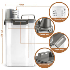 TIOVERY taza de medición incluida para porciones precisas.
