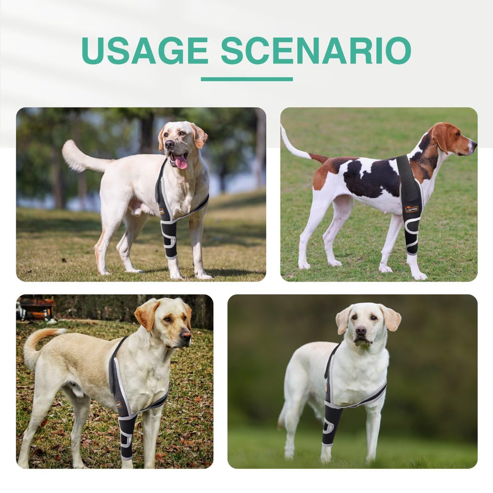 TIPOOP dog elbow protector arthritis-support provides warmth for joint comfort.