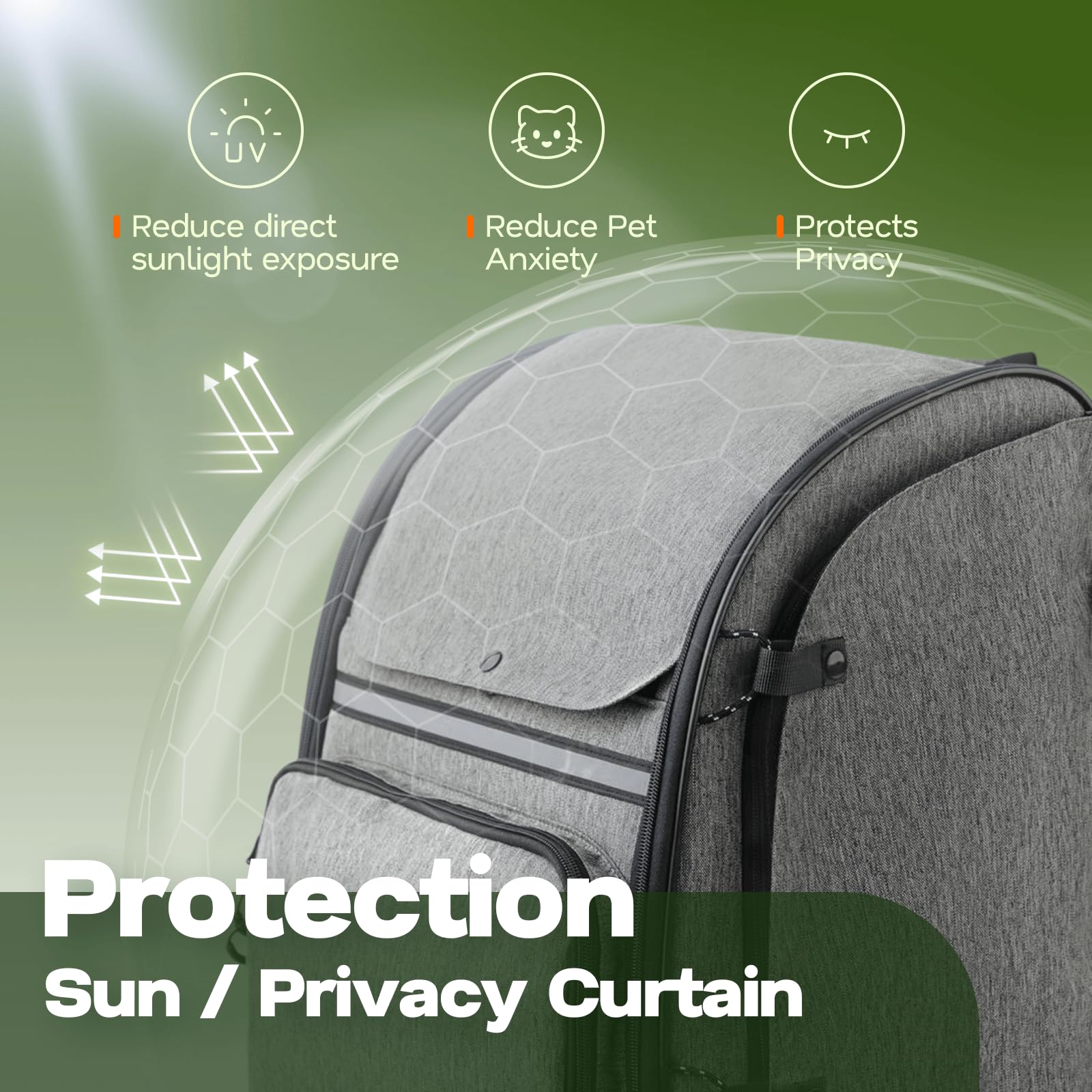 Tirige Premium carrier backpack storage pockets help keep essentials within reach