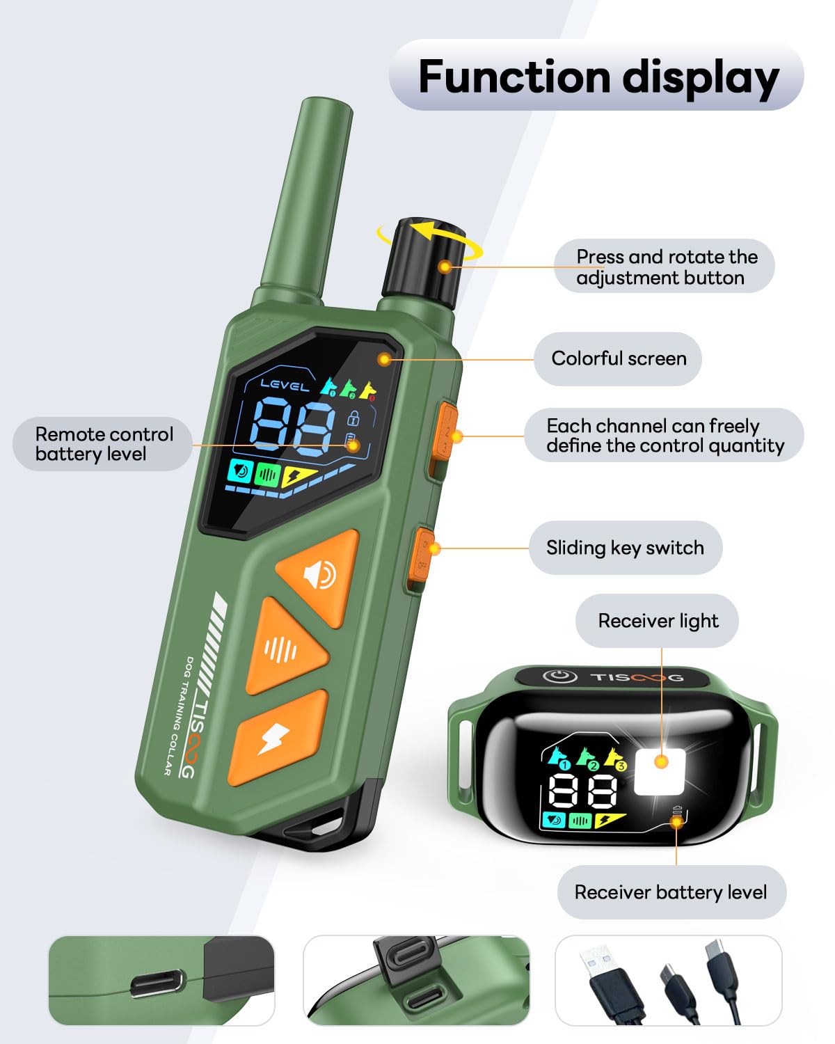 TISOOG long-range remote lasts up to 180 days, reducing recharge interruptions