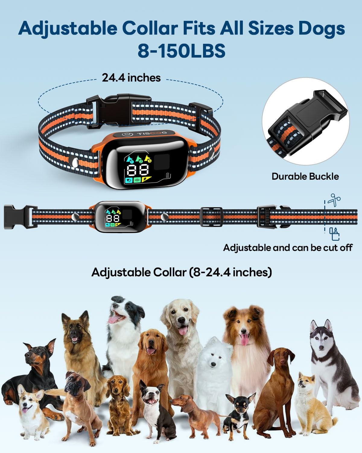 TISOOG three-dog support with one remote and memory settings for quick switches.
