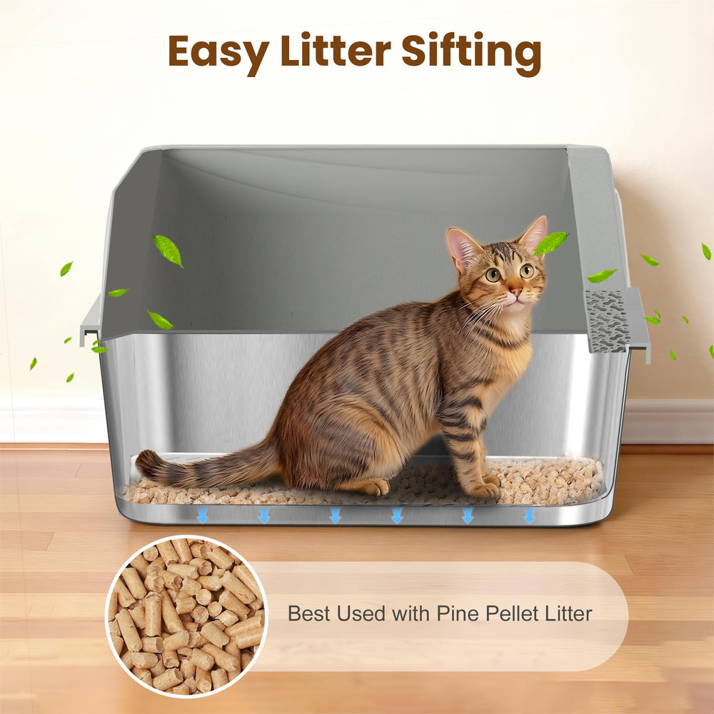 TIUUBT sifting box with 1 inch gap filters waste efficiently