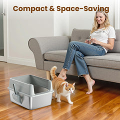 TIUUBT durable stainless steel with odor control and easy cleaning