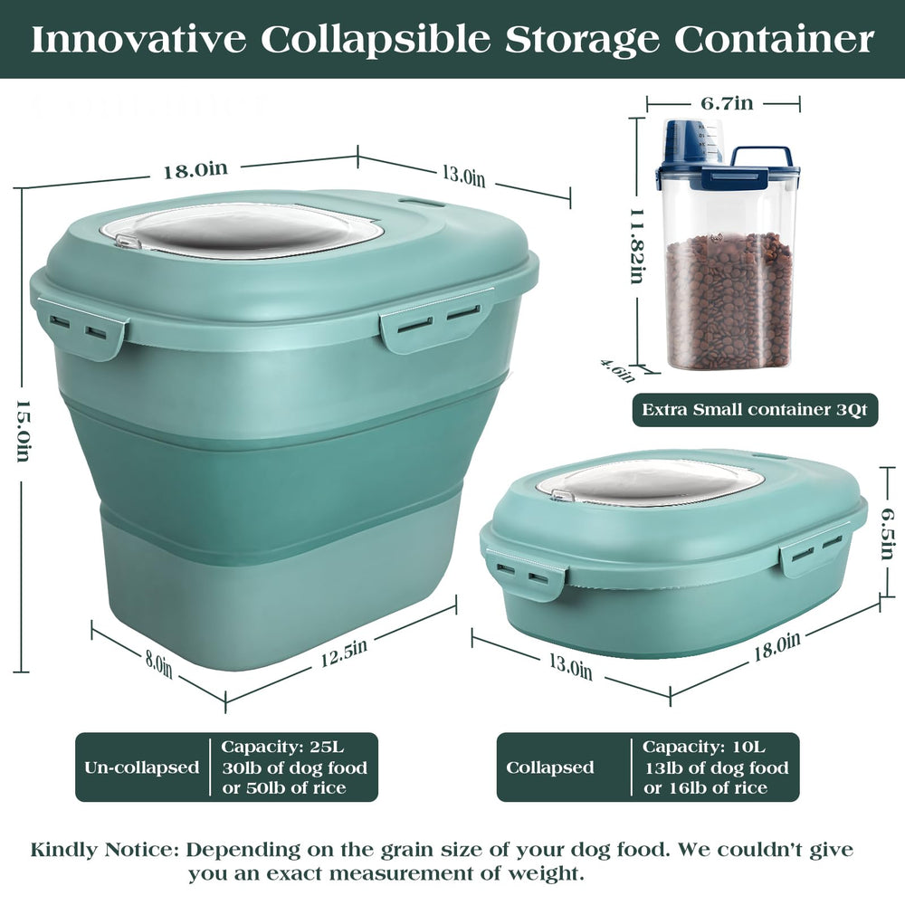 TIOVERY airtight seal keeps dry food moisture-free for fresher storage.