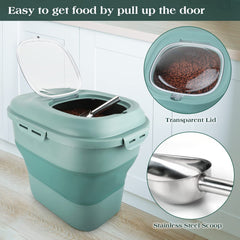TIOVERY flip-top lid enables quick serving and easy access.