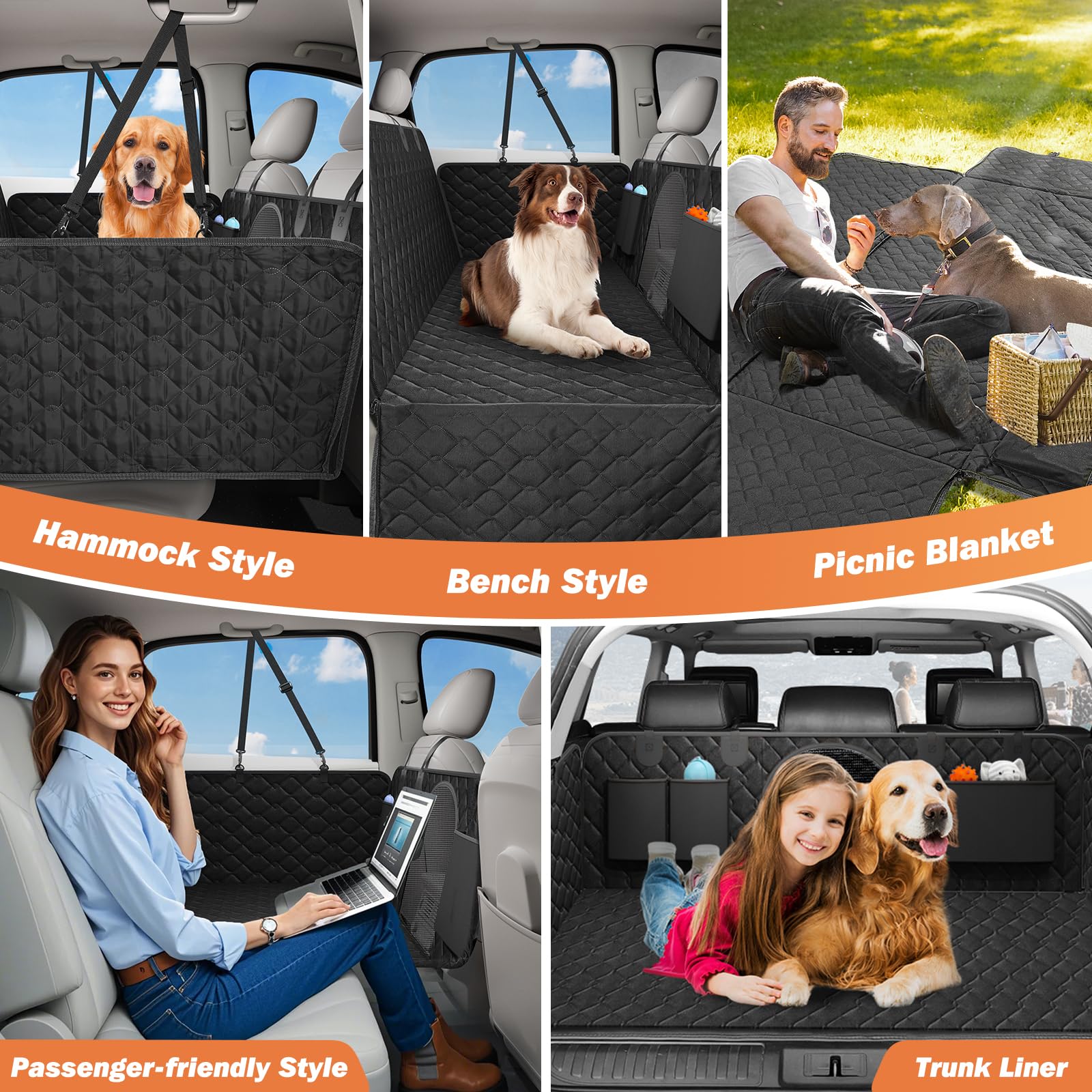Tivray Back Seat Extender fit-guide confirms compatibility with most cars