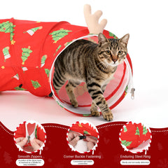Tivray cojin-circular tunel-gato ofrece descanso cómodo y apoyo suave