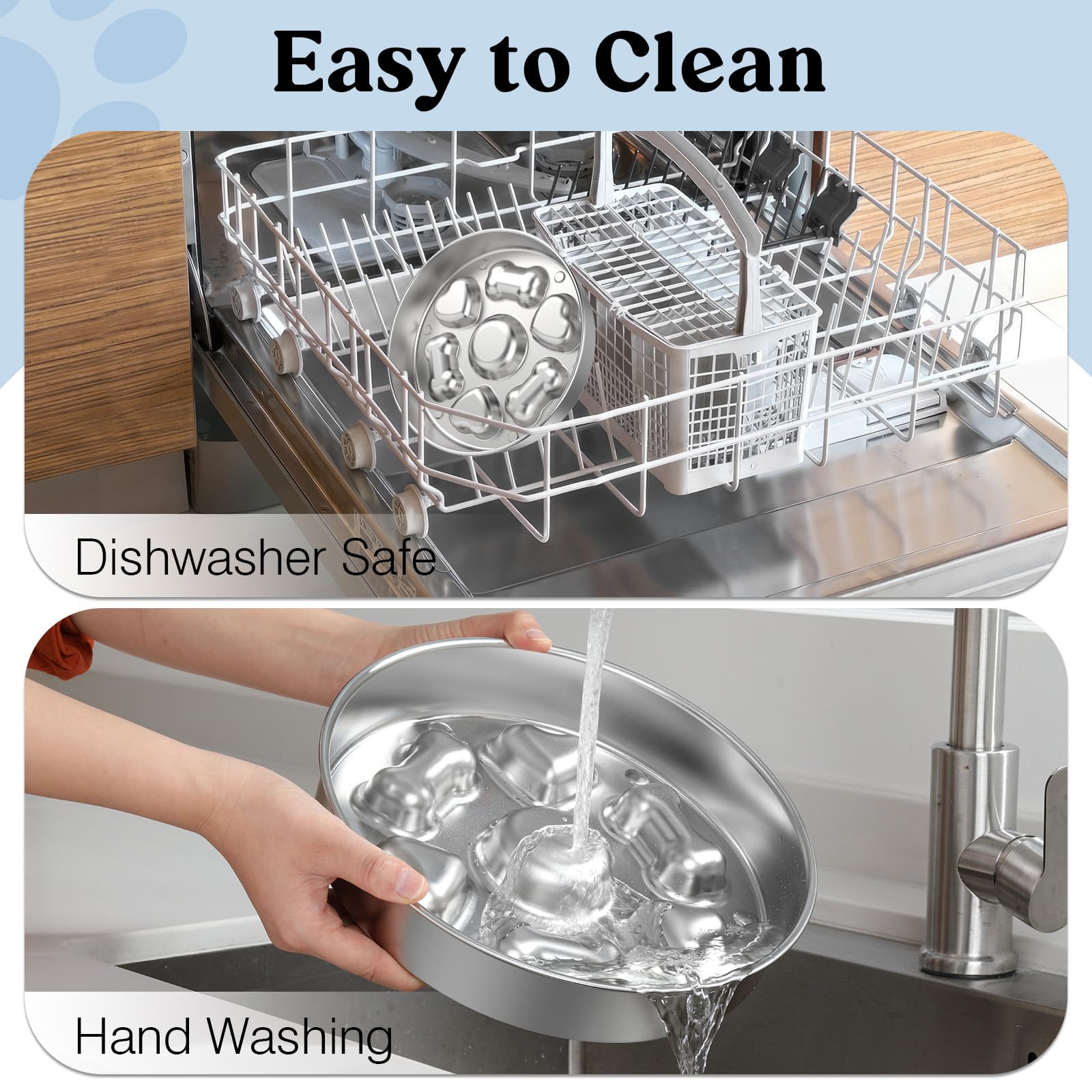 Tivray dishwasher-safe design makes post-meal cleanup quick.