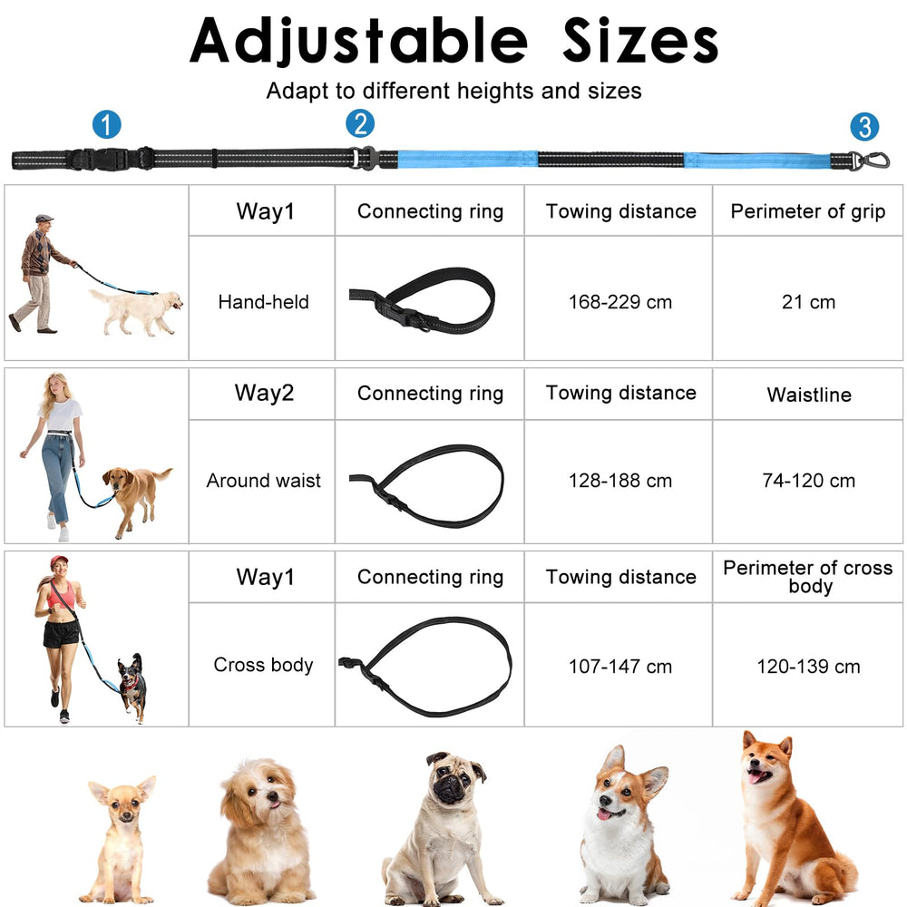 Tivray retractable leash extended to 8.2 ft supports flexible outdoor exploration.