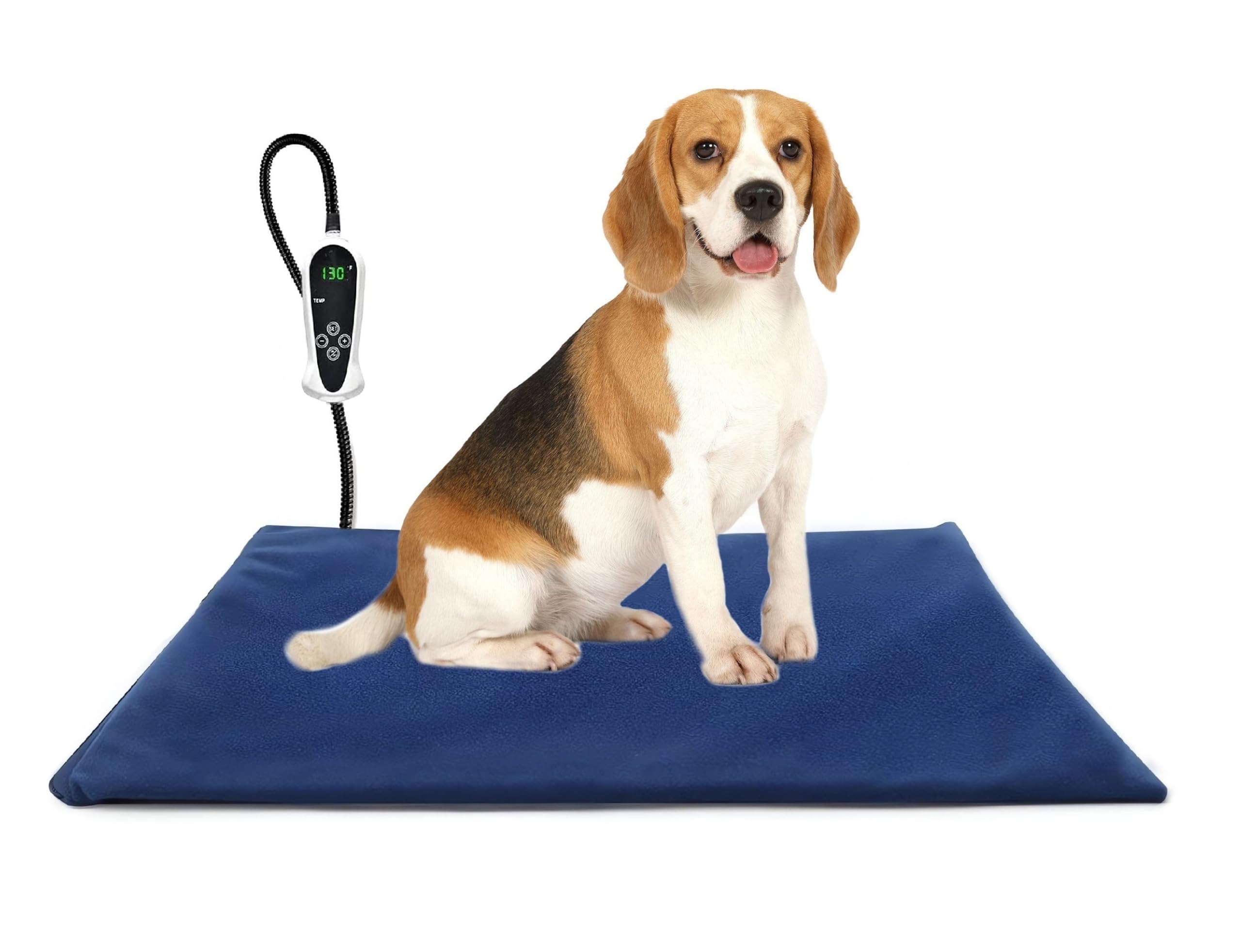TJOY pet heating pad adjustable temperature control for personalized warmth.