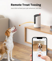 TKENPRO 360-degree view demonstrates comprehensive room monitoring for pet safety