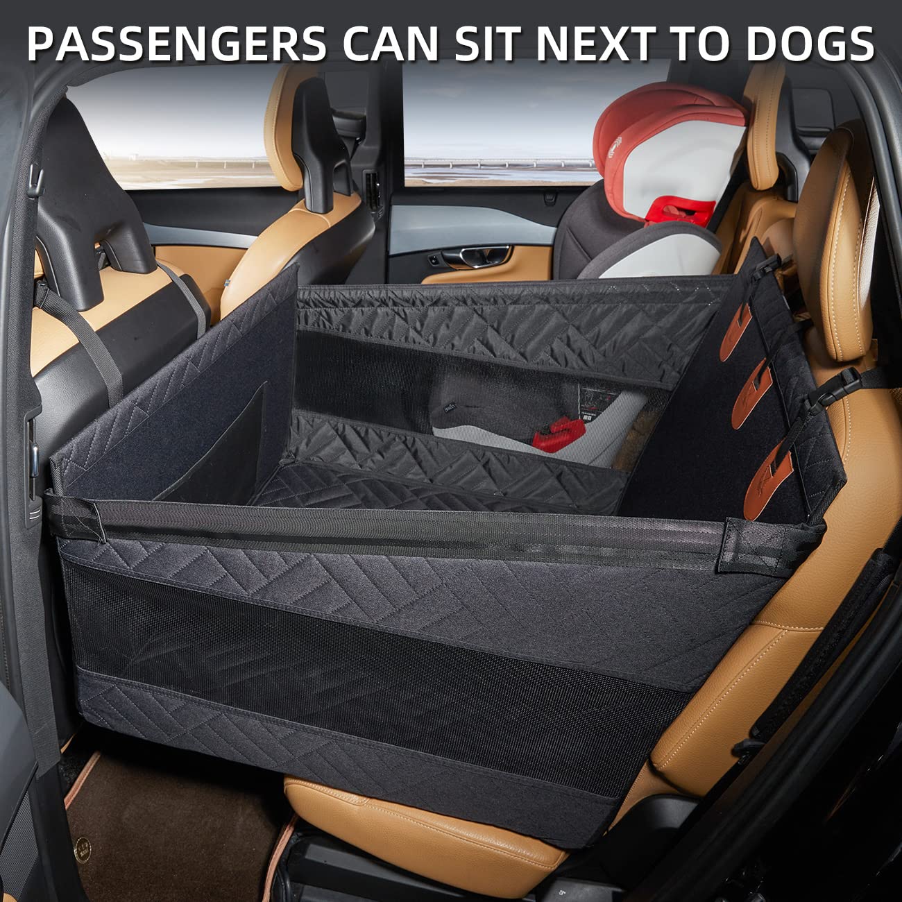 TKYZ back seat cover waterproof material protects upholstery during messy trips