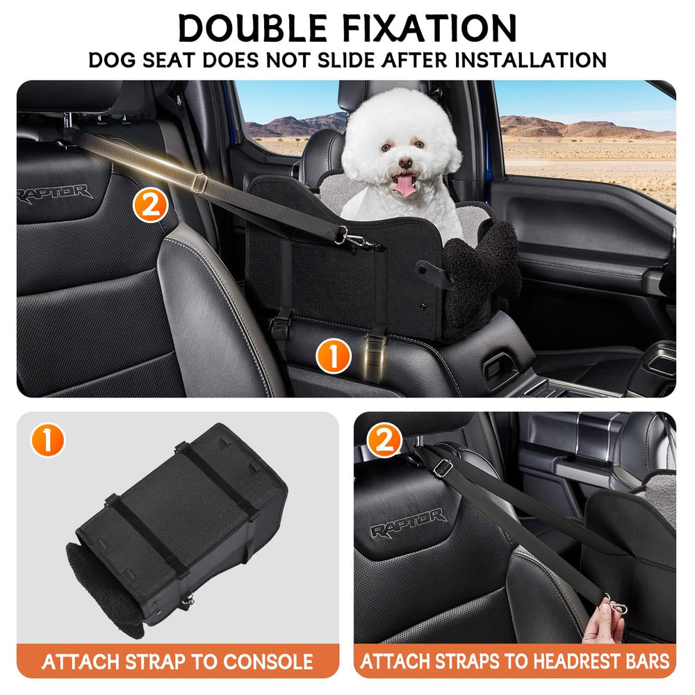 TKYZ center console seat installed in-car demonstrates stable, non-slip installation.