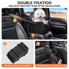 TKYZ center console seat installed in-car demonstrates stable, non-slip installation.