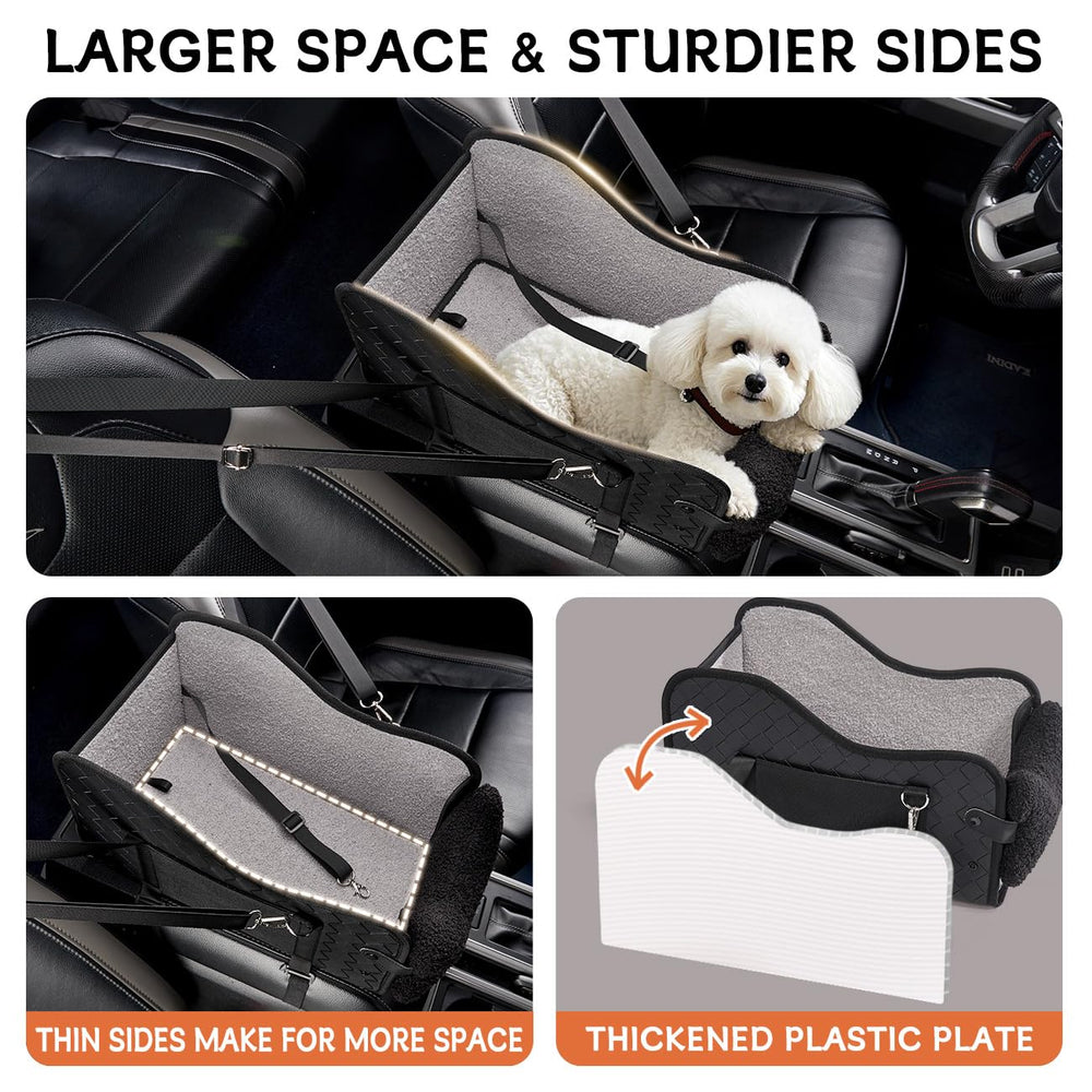 TKYZ center console dog seat durable material withstands daily trips.