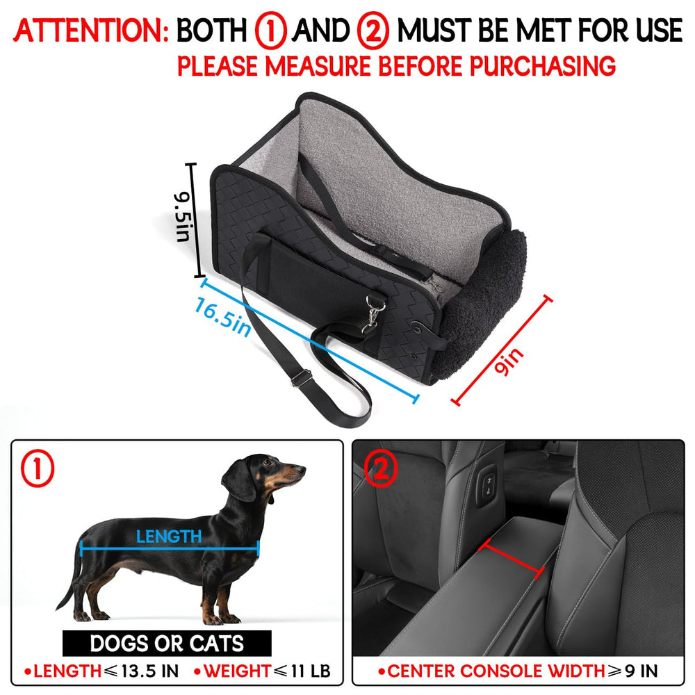 TKYZ center console dog seat installation is quick and secure for busy drivers.