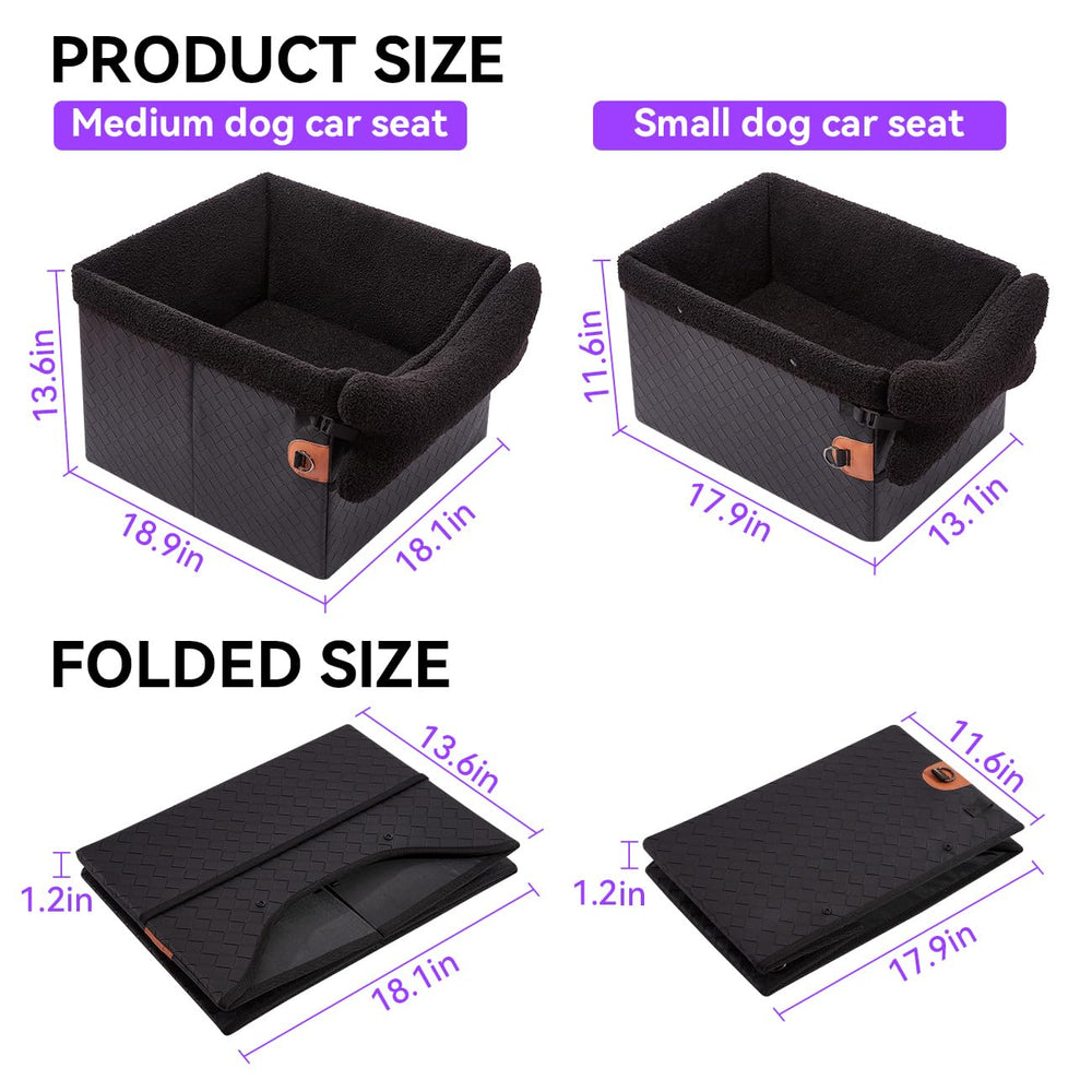 TKYZ dog car seat in sedan demonstrates compatibility across car types