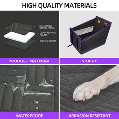 TKYZ dog seat nonslip edge detail emphasizes stability on the move.