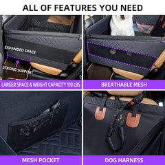 TKYZ dog travel bed soft mattress offers cozy rest on long journeys