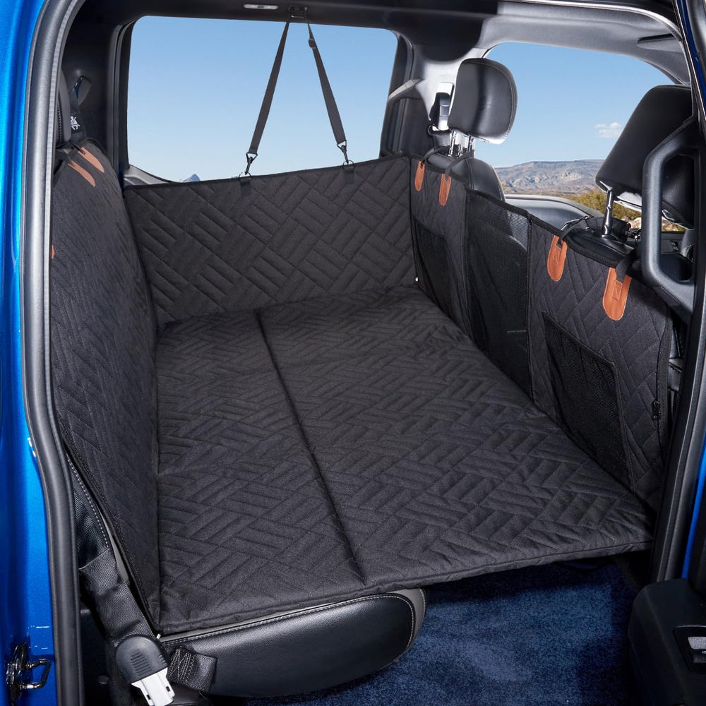 TKYZ easy-clean fabric keeps dog seat cover pristine.
