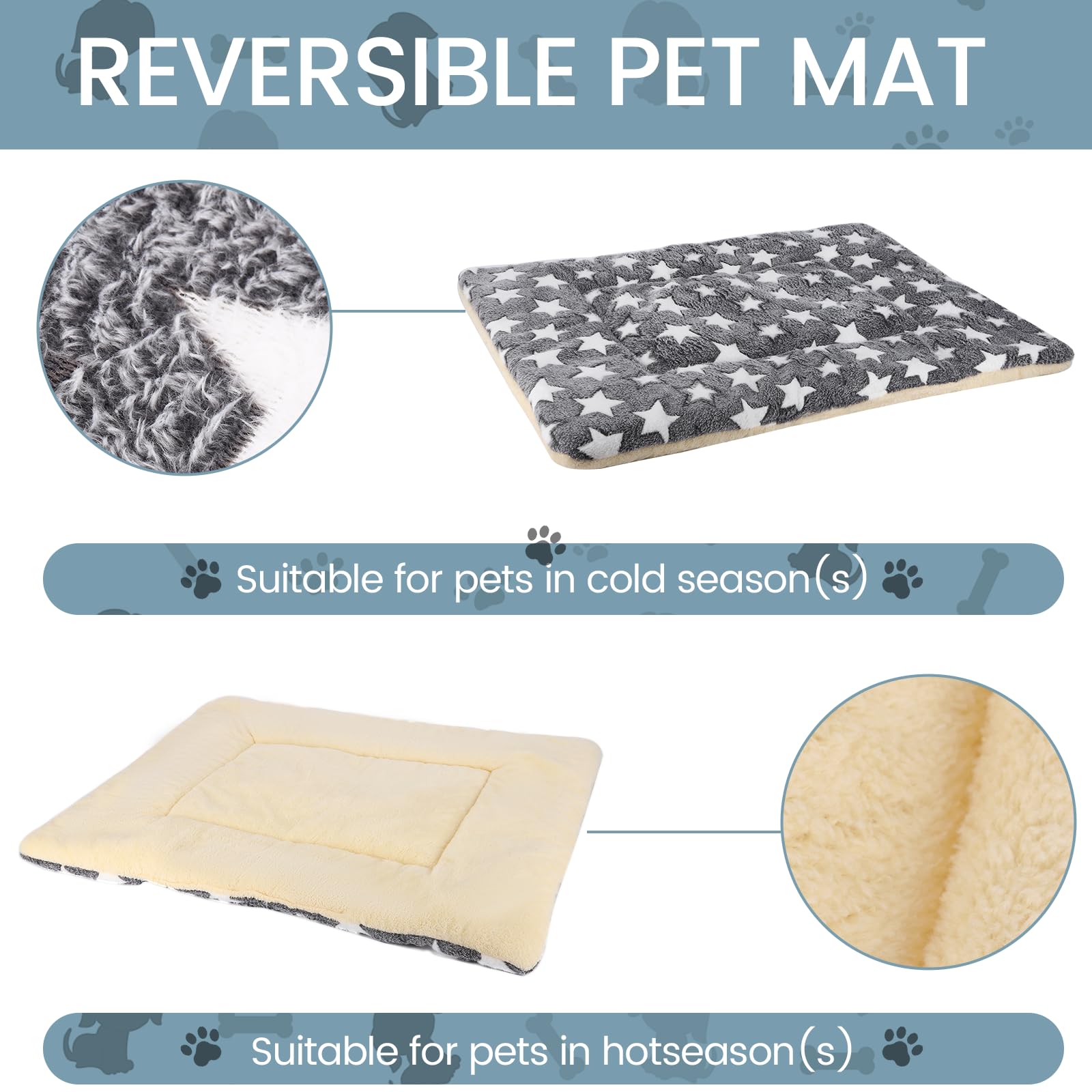 TMbsfatn dog bed mat in a pet house for nesting